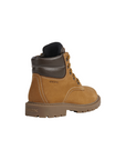 Geox Shaylax children's lumberjack boot in nubuck leather J16FAB 032BC C0930 r yellow-brown