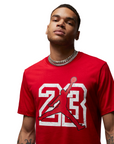 Jordan Flight Essentials men's short sleeve t-shirt FB7394-687 red-white