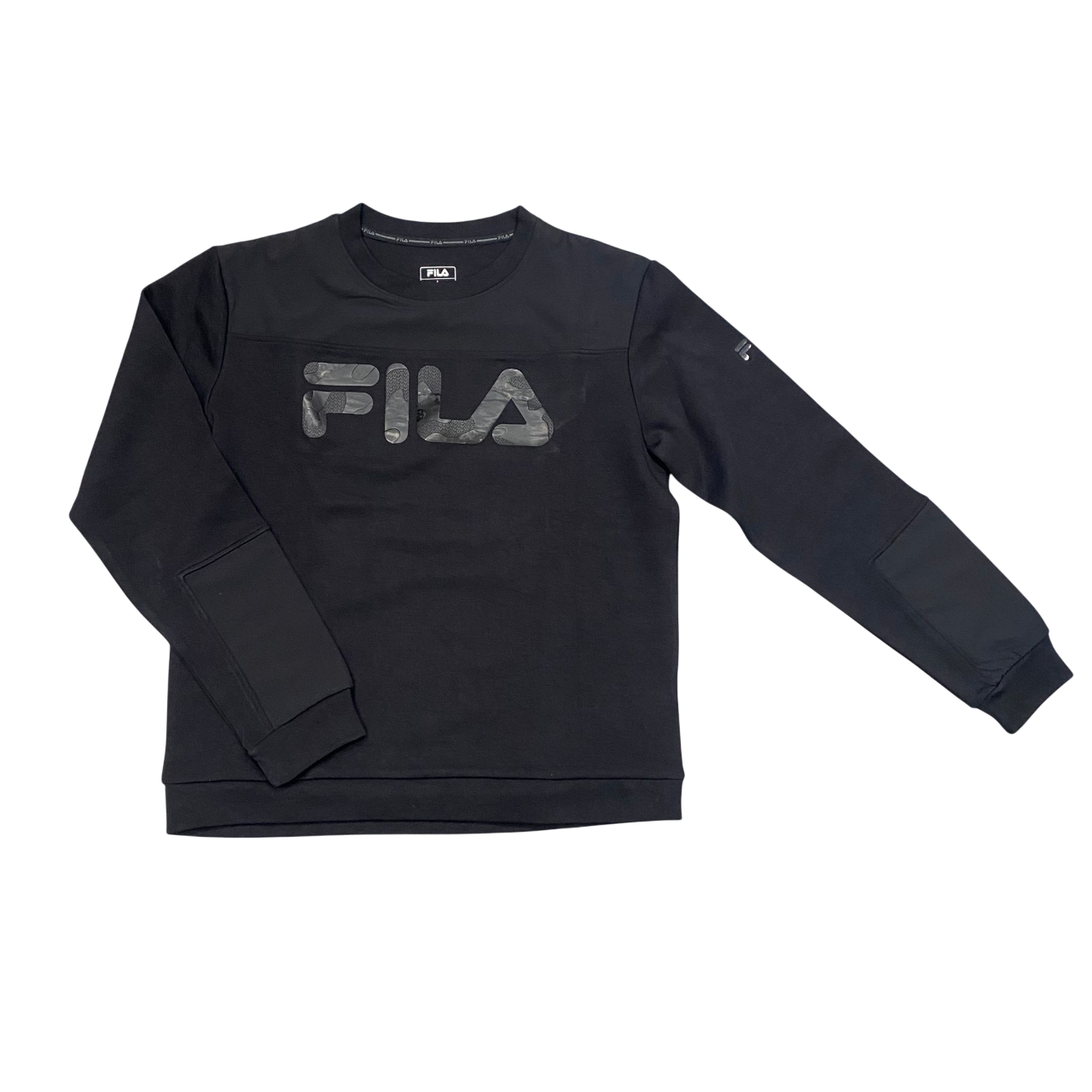 Fila felpa girocollo da uomo Fallon Crew Neck Sweat 682693 002 nero
