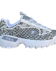 Fila scarpa sneakers da donna D-Formation R 1010858.13T bianco-grigio ghiaccio