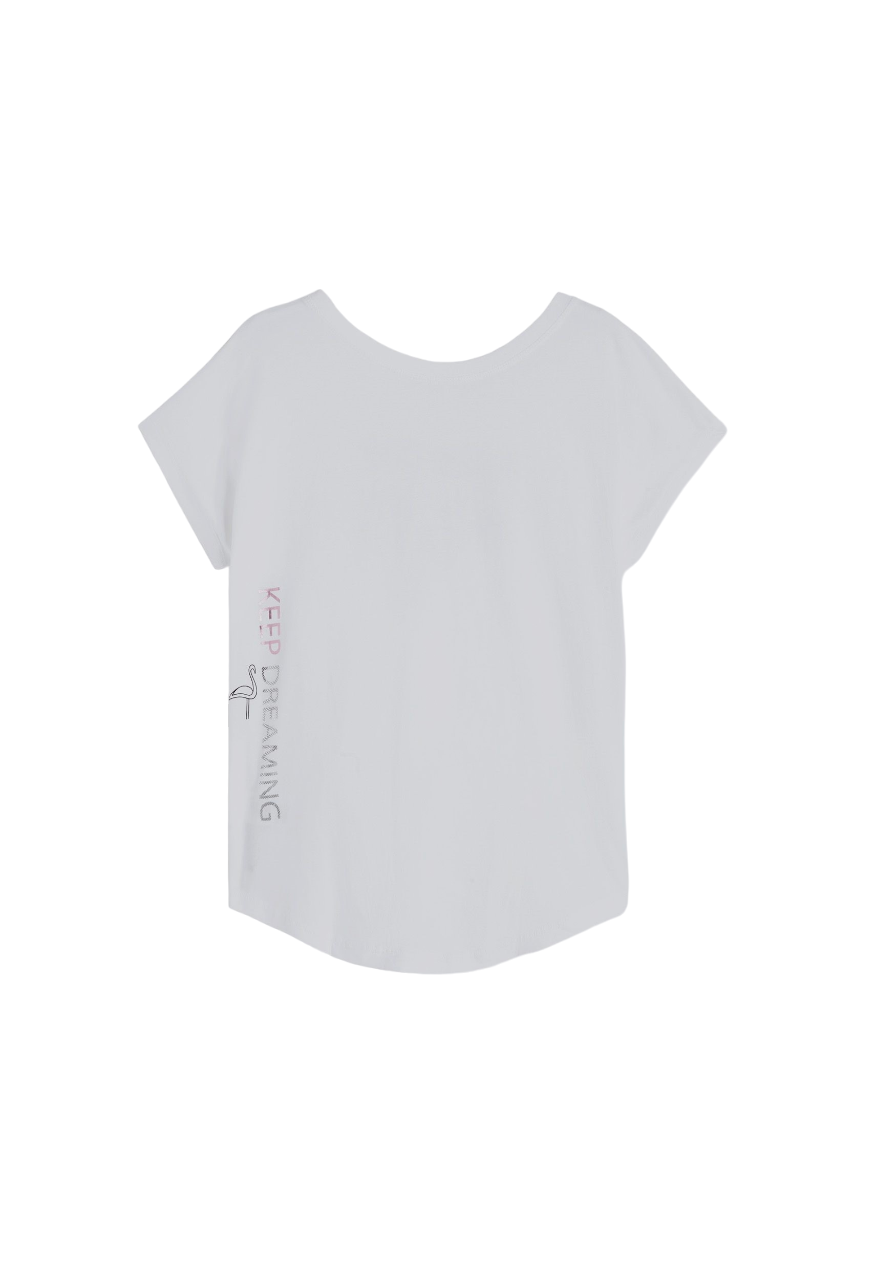 Freddy women&#39;s short sleeve t-shirt S4WTEET4 W white