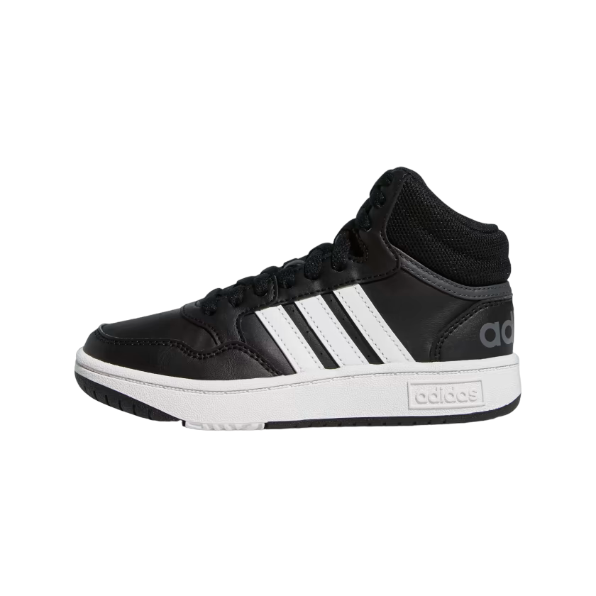 Adidas Hoops Mid 3.0 GW0402 black-white boys&#39; sneakers shoe