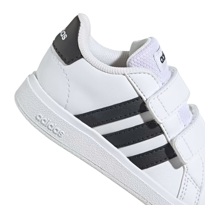 Adidas Grand Court 2.0 2.0 CF GW6527 white-black children&#39;s tear-off sneakers shoe