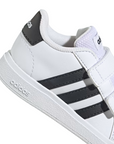 Adidas Grand Court 2.0 2.0 CF GW6527 white-black children's tear-off sneakers shoe