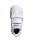 Adidas scarpa sneakers con strappo da bambino Grand Court 2.0 2.0 CF GW6527 bianco-nero