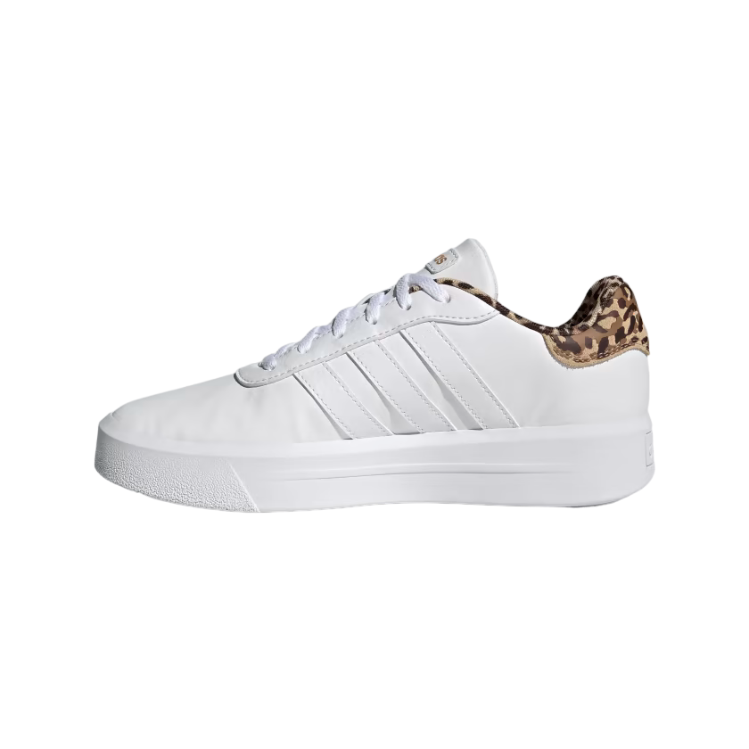 Adidas women&#39;s sneakers shoe with Court Platform wedge GW9786 white-gold