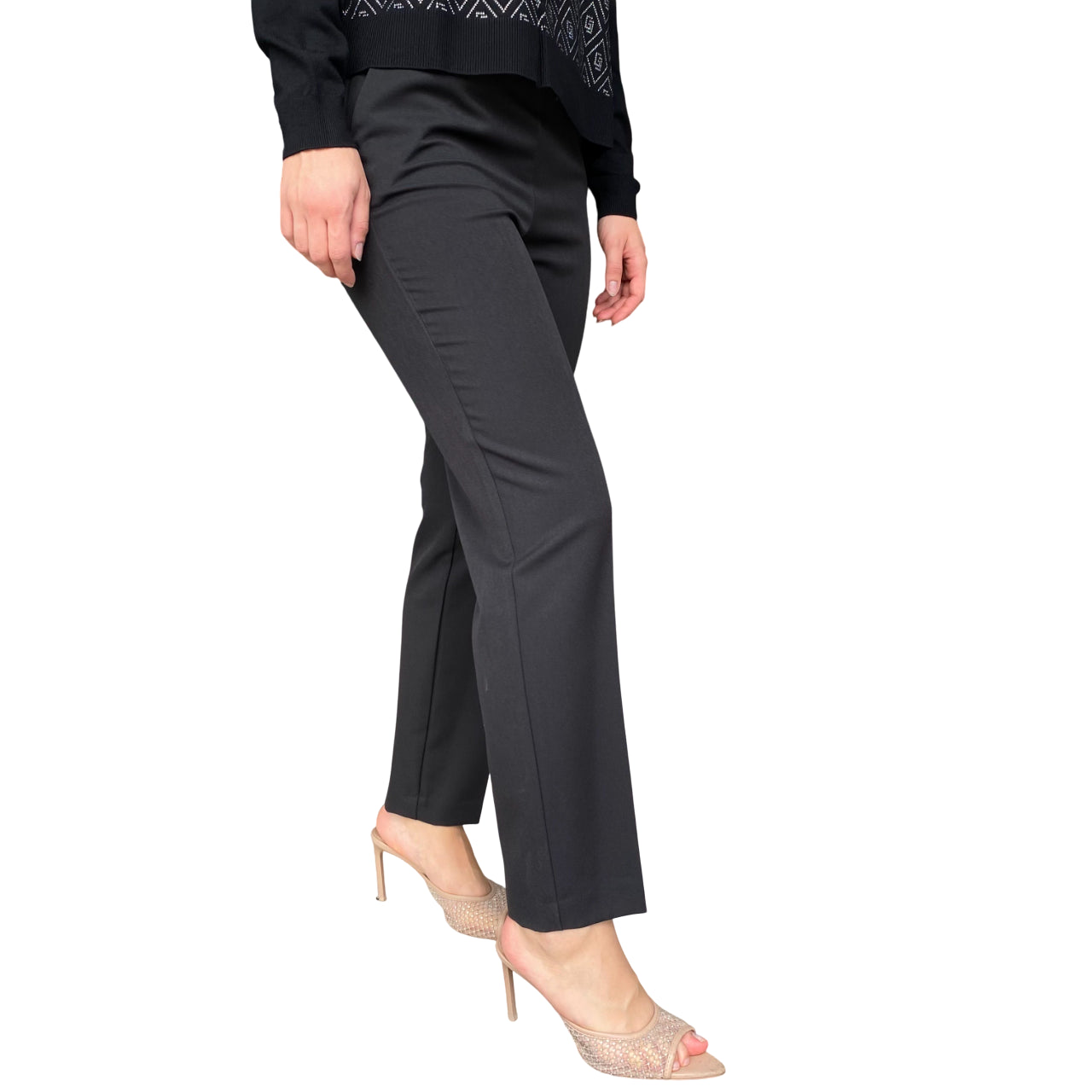 Gaudì Pantalone Donna con Laccetto Nero 521DB25030 2001 - laterale
