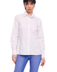 Gaudì Camicia manica lunga da donna in misto cotone 421BD45011 bianco