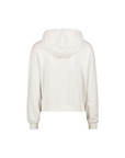 Gaudì women's hooded sweatshirt with rhinestone lace 411BD64017 white
