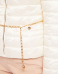 Gaudì giacca piumino 100 grammi da donna 411BD35002 panna