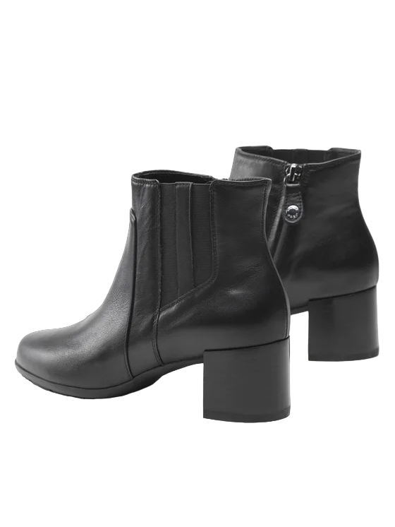 Geox New Annya Mid women&#39;s ankle boot with medium heel D94CBB-00085-C9997 black