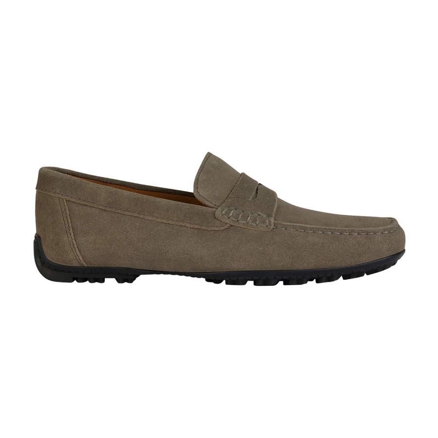 Geox Scarpa mocassino da uomo in camoscio Kosmopolis + Grip U35CFB00020C6029 tortora