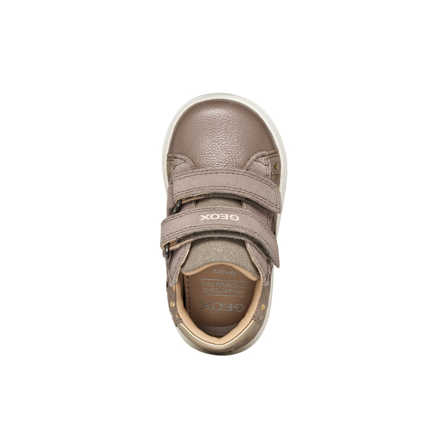 Geox Scarponcini con brillantini Biglia B044CC Bimba - Beige - vista dall&#39;alto