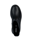 Geox women's ankle boot with elastic upper and D Spherica EC7 black zip