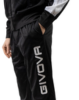 Givova Men's triacetate tracksuit Roma TR036 1003 black white