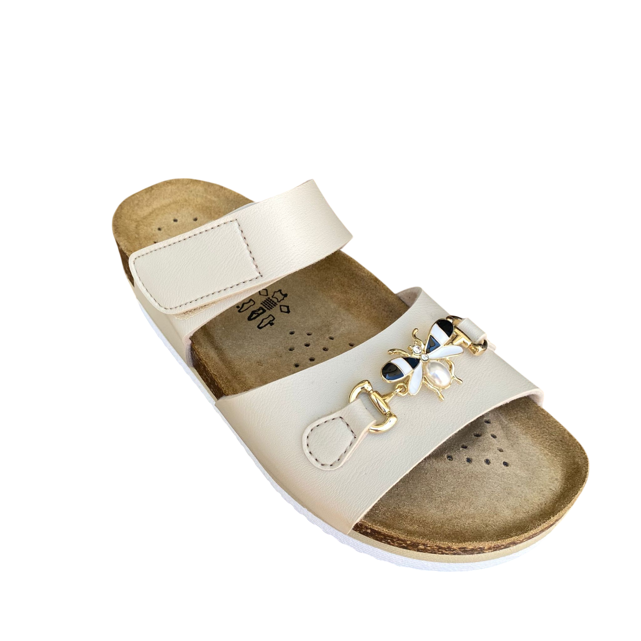 Goldstar ciabatta donna GS4888M beige vista dall'alto design elegante