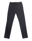 Hamaki-ho pantalone chinos da uomo slim fit con microfantasia quadri PSI1736H asfalto