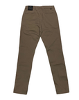 Hamaki-ho pantalone chinos da uomo slim fit in gabardina PSI1726H fango