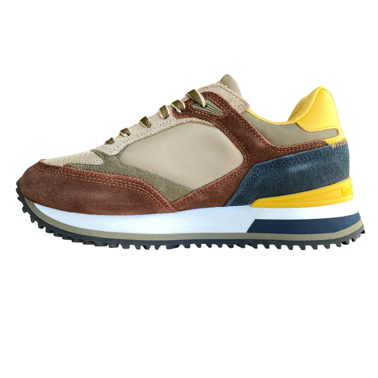 Harmont&Blaine Sneakers Uomo marrone EFM252.040.A60.AG - laterale