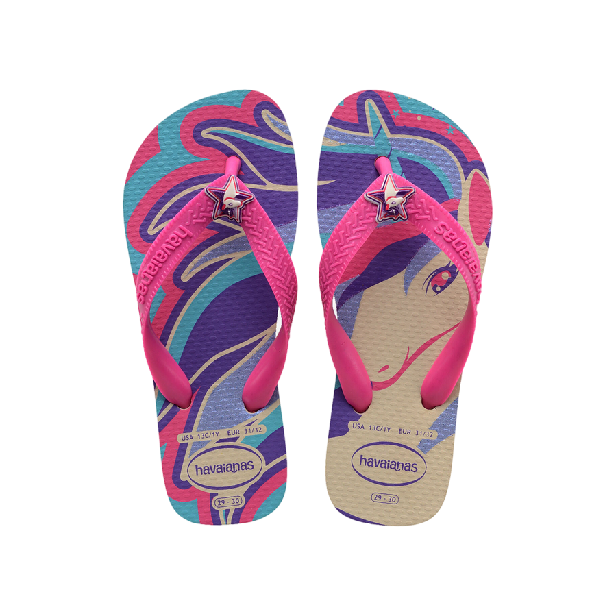 Havaianas fantasy flip-flops for girls 4103405-6238 magenta