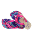 Havaianas fantasy flip-flops for girls 4103405-6238 magenta