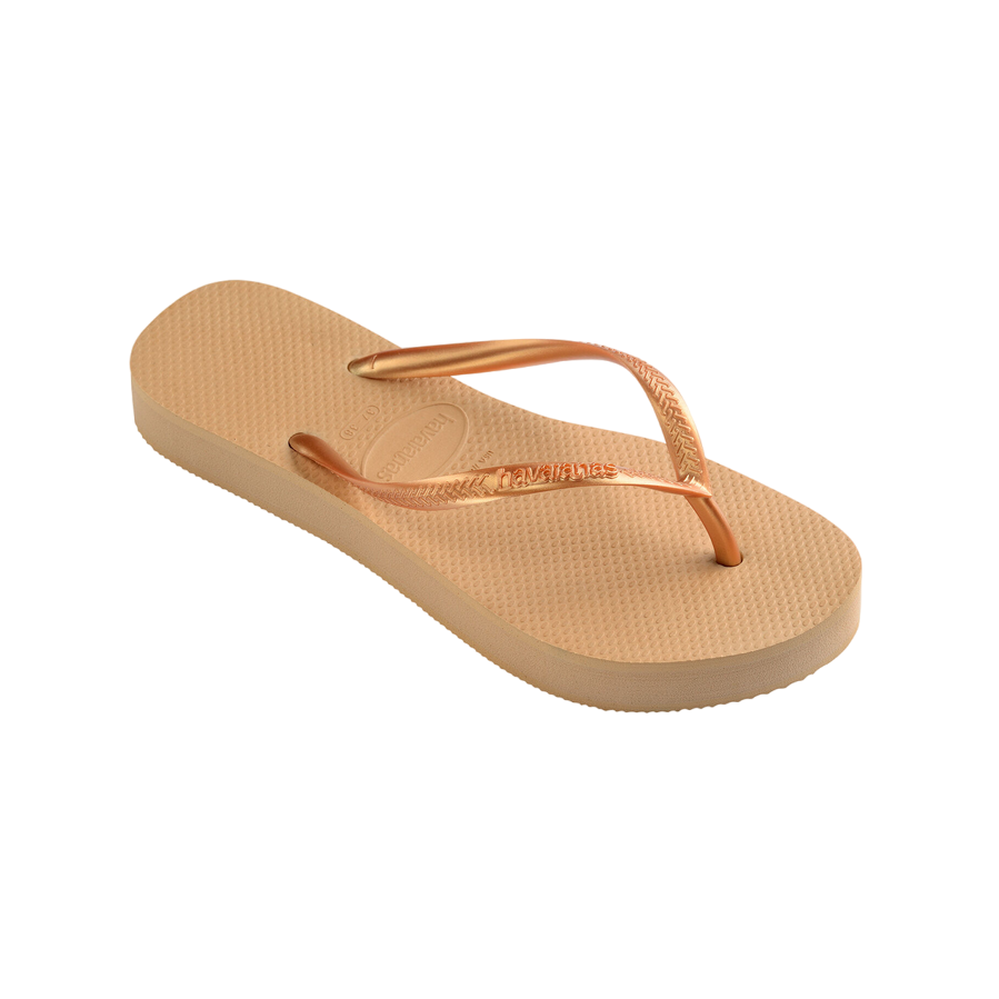 Havaianas women&#39;s flip-flops Slim Flatform 4144537-0570 gold
