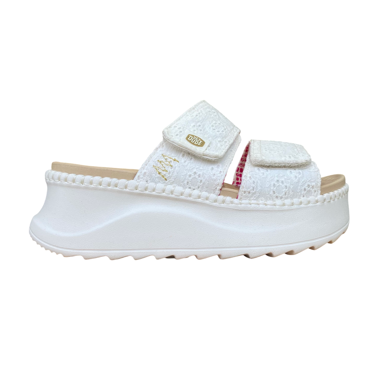 Hey Dude sandalo da donna Delray slide surf baja 43210-100 bianco