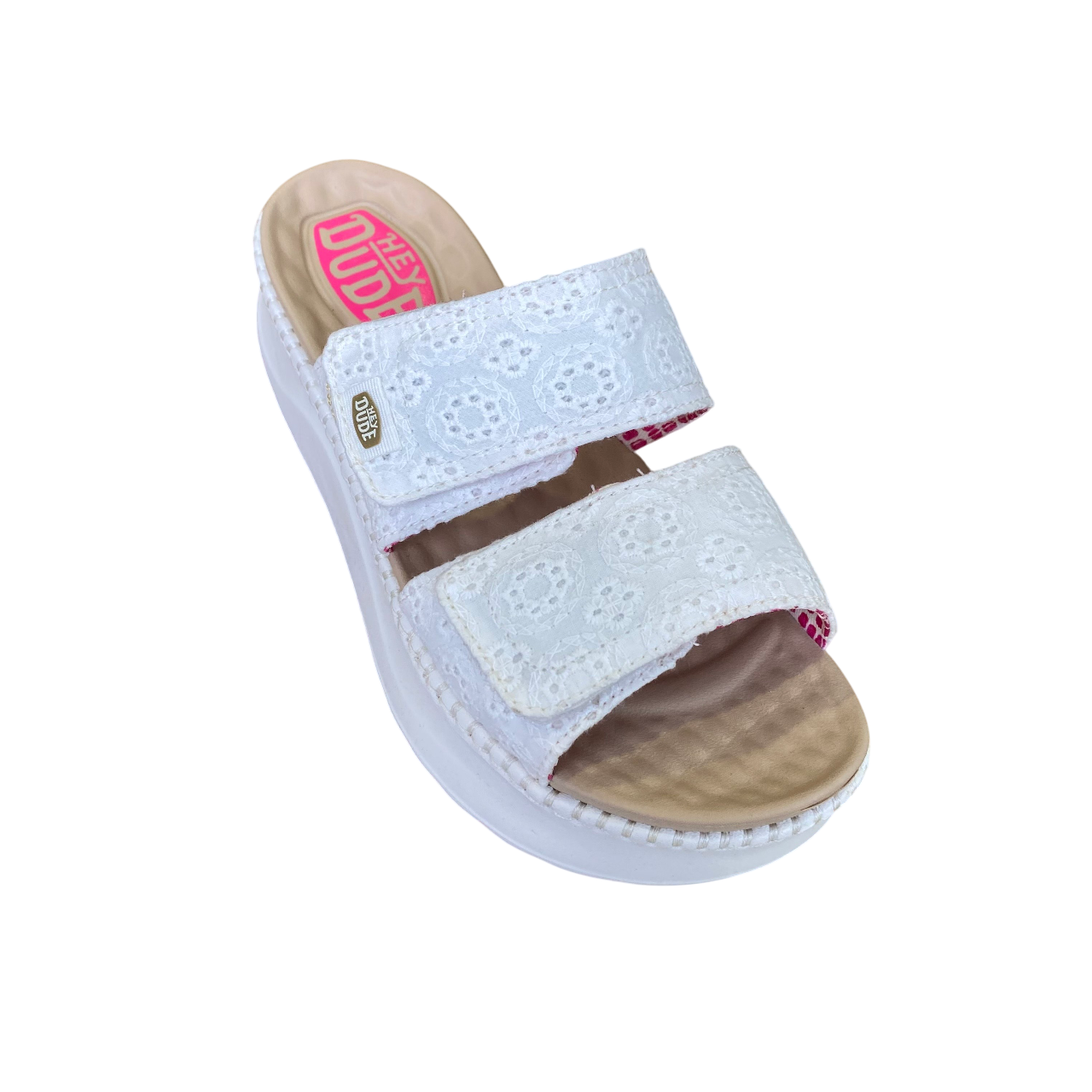 Hey Dude sandalo da donna Delray slide surf baja 43210-100 bianco