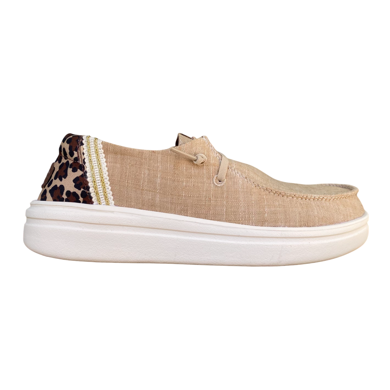 Hey Dude scarpa sneakers da donna Wendy Rise Animal 43780-2UG tortora-multicolore