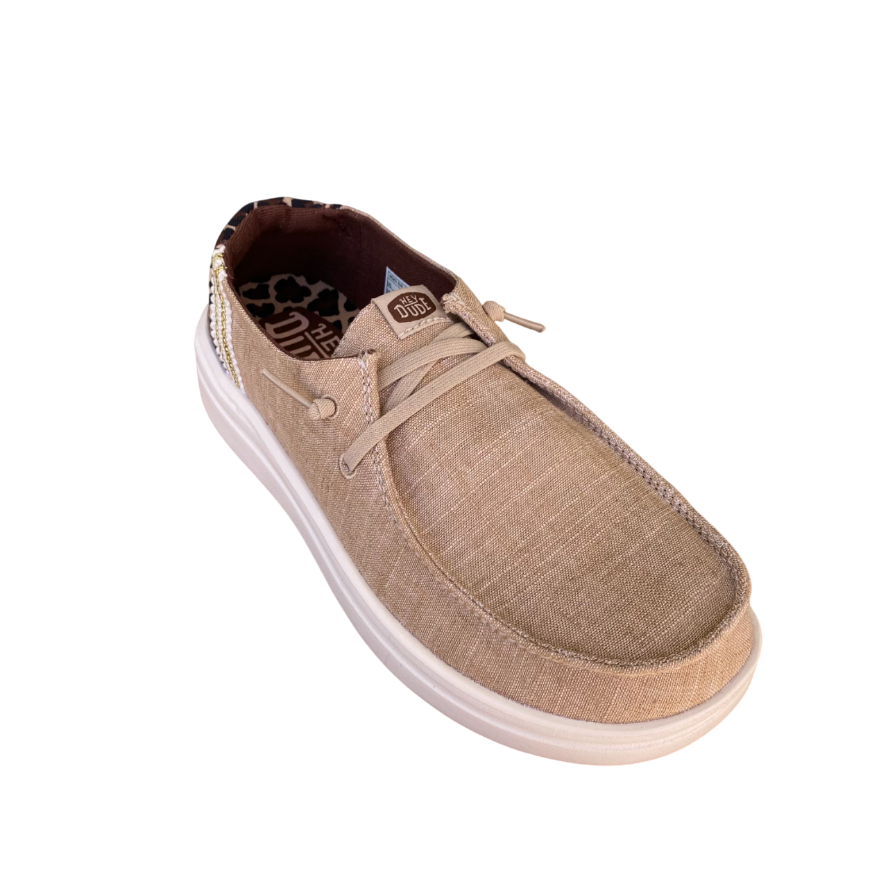 Hey Dude scarpa sneakers da donna Wendy Rise Animal 43780-2UG tortora-multicolore