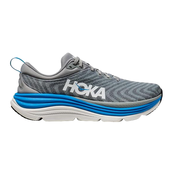 Hoka One One scarpa da corsa da uomo Gaviota 5 1127929/LDVB grigio pietra-azzurro