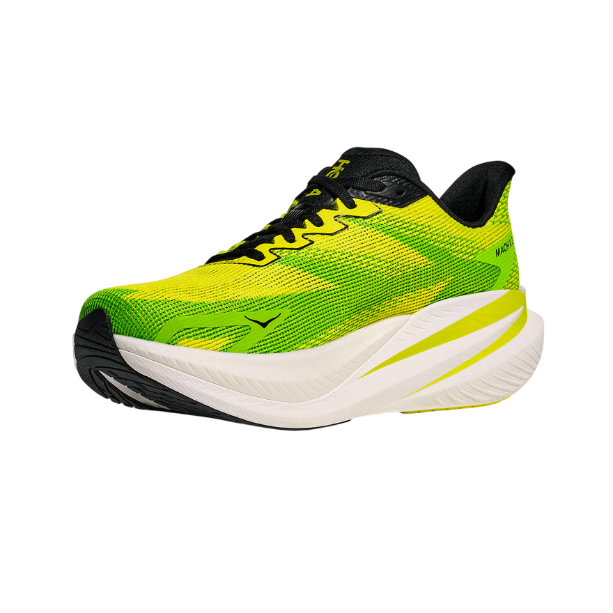 Hoka Mach X Scarpa Running Uomo 31168720/NNHK Giallo-Verde - laterale interno