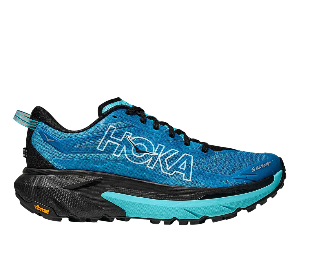 Hoka One One Mafate 5 1168722/SWRD - Scarpe Trail Running Uomo Ammortizzate Blu-Nero - Laterale esterno