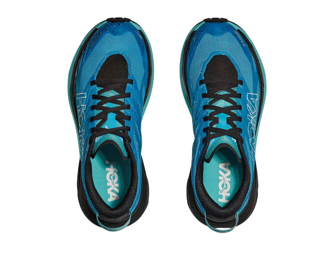 Hoka One One Mafate 5 1168722/SWRD - Scarpe Trail Running Uomo Ammortizzate Blu-Nero - vista dall&#39;alto