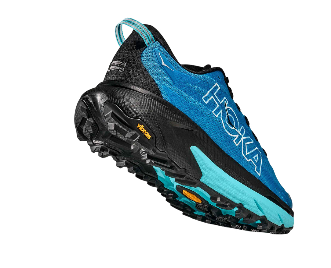 Hoka One One Mafate 5 1168722/SWRD - Scarpe Trail Running Uomo Ammortizzate Blu-Nero - vista tallone