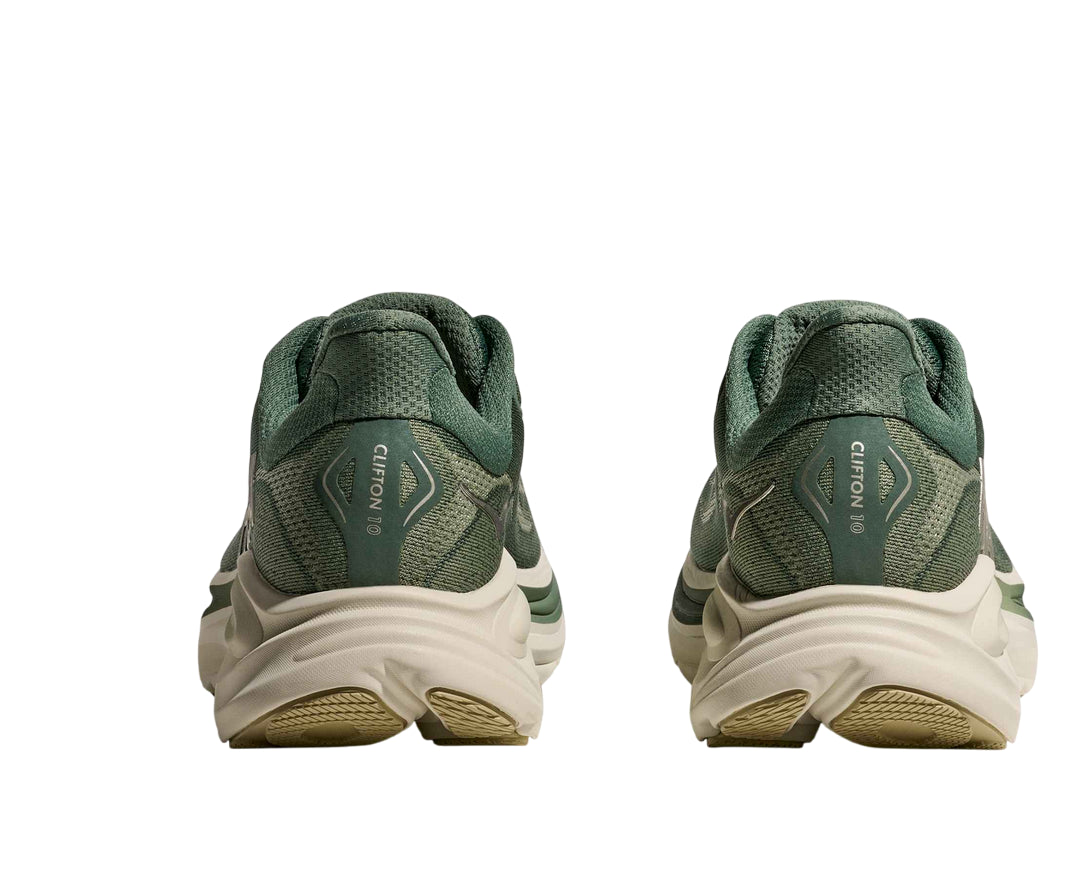 Hoka One One Scarpa Running Uomo Clifton 10 1162030/FFF - Massima Ammortizzazione per la Corsa Quotidiana - vista tallone