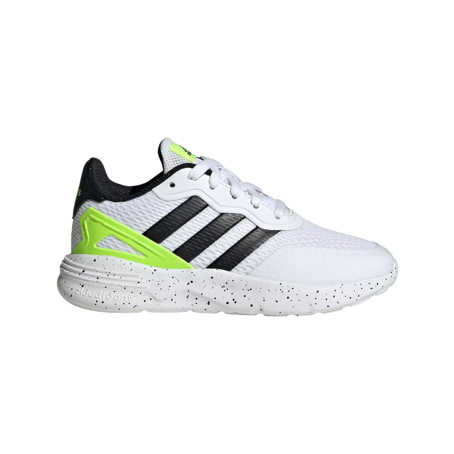 Adidas running shoe for girls IG2886 white-black-green 