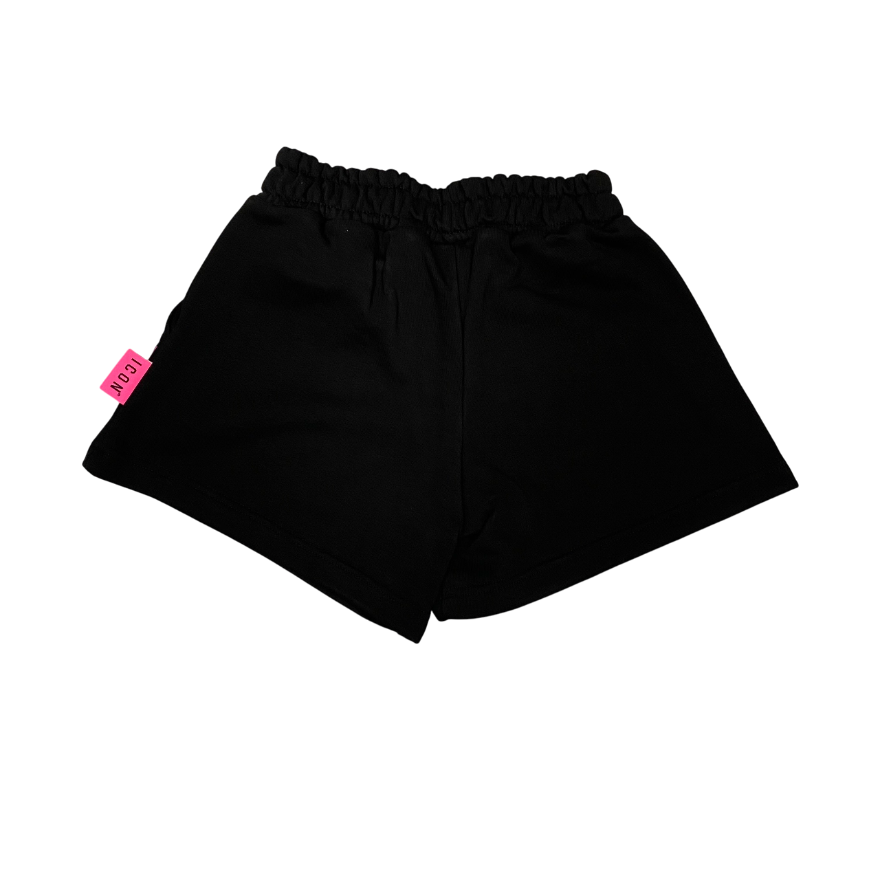 Icon pantaloncino sportivo da ragazza con logo camu IGSH00529 nero-rosa_2