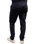 Zero Construction pantalone casual da uomo con tasche America Beddy BED040 2394 BEDDY/6SP blu