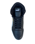 Puma Shuffle Mid men's high sneaker shoe 380748-02 black-grey-gold