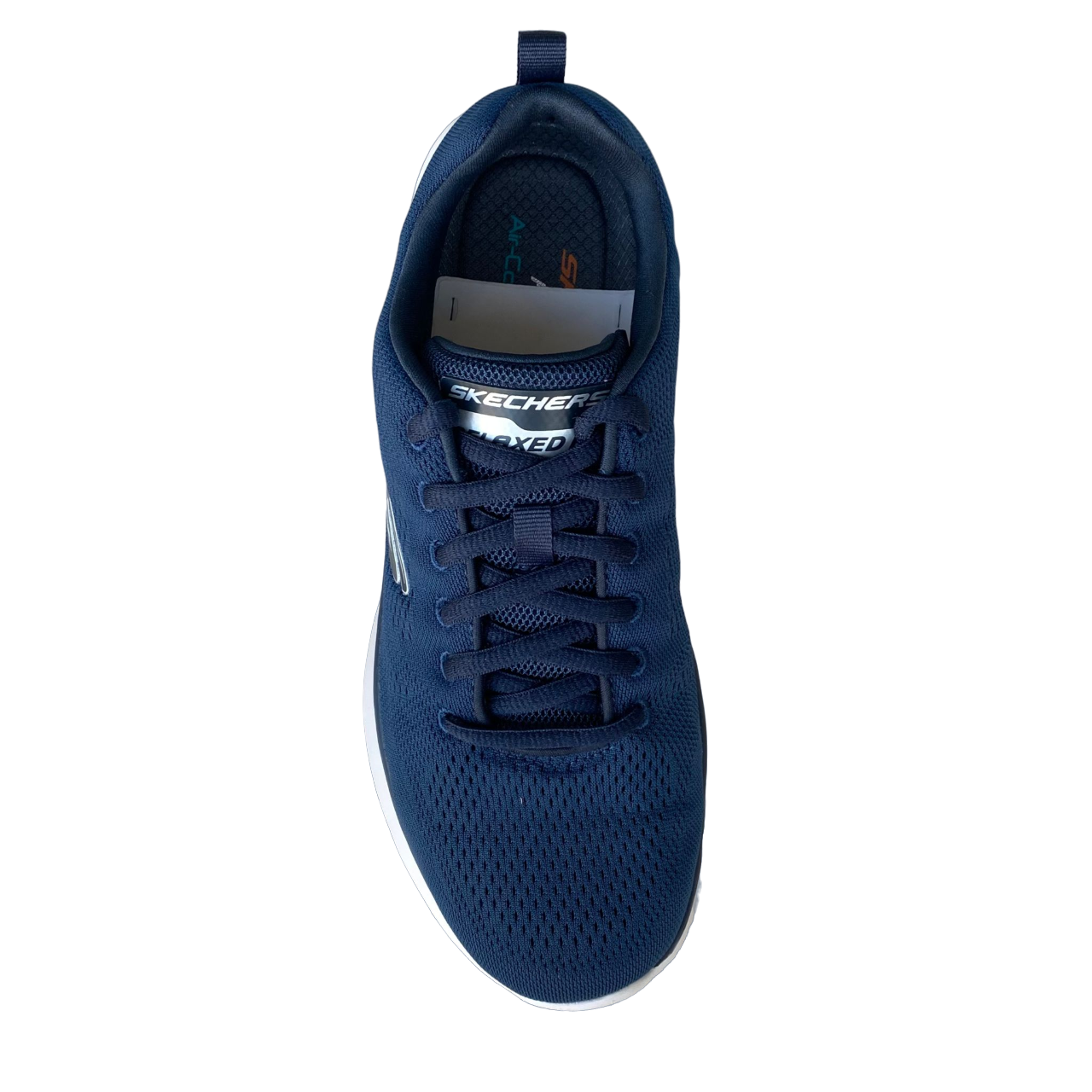 Skechers men&#39;s Quantum Flex Rood 52389 NVGY blue-grey sneakers