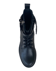 Cult Women's amphibious boot with zip and buckle Zeppelin 3933 black