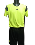 Lotto Star Evo R9692 men's football-soccer sports uniform, fluorescent yellow-black
