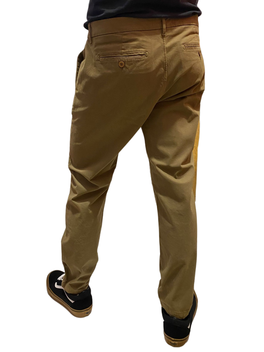 Zero Construction men&#39;s casual trousers with pockets America Beddy BED040 2394 BEDDY/6SP tobacco