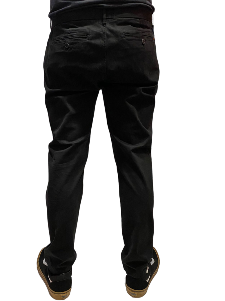Zero Construction men&#39;s casual trousers with pockets America Beddy BED040 2394 BEDDY/6SP black