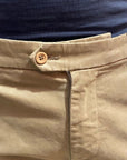 Zero Construction pantalone casual da uomo con tasche America Beddy BED040 2394 BEDDY/6SP tabacco