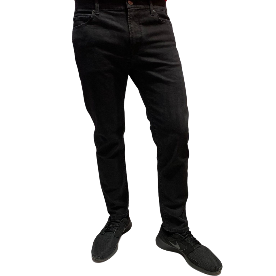 Zero Construction 5 pocket jeans trousers for men Oric black