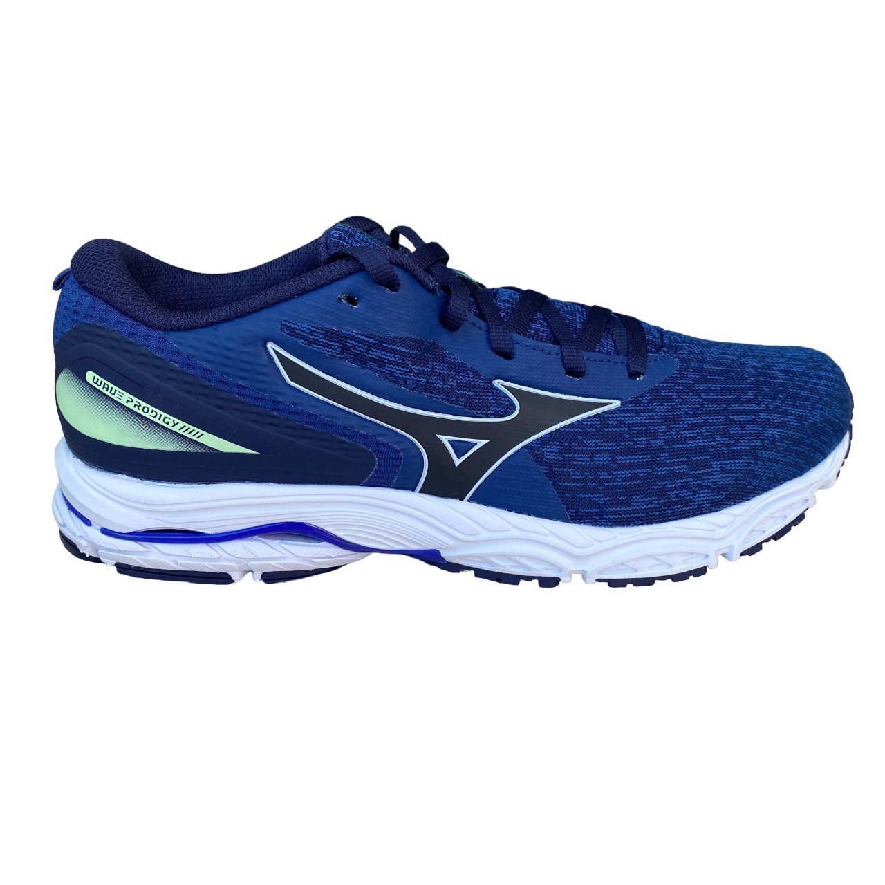 Mizuno men&#39;s running shoe Wave Prodigy 5 J1GC231003 blue-white-green