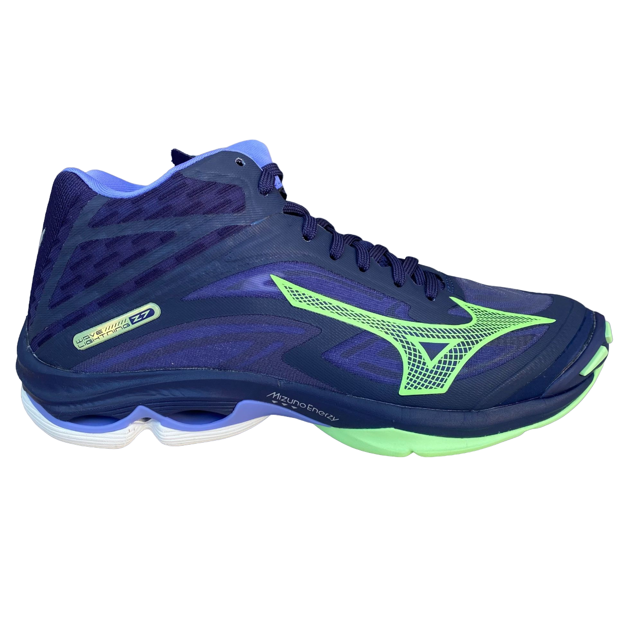 Mizuno Wave Lightning Z7 blue-green men&#39;s high volleyball shoe