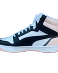 Puma Scarpa sneakers da donna Rebound v6 392326-14 bianco-nero-rosa chiaro